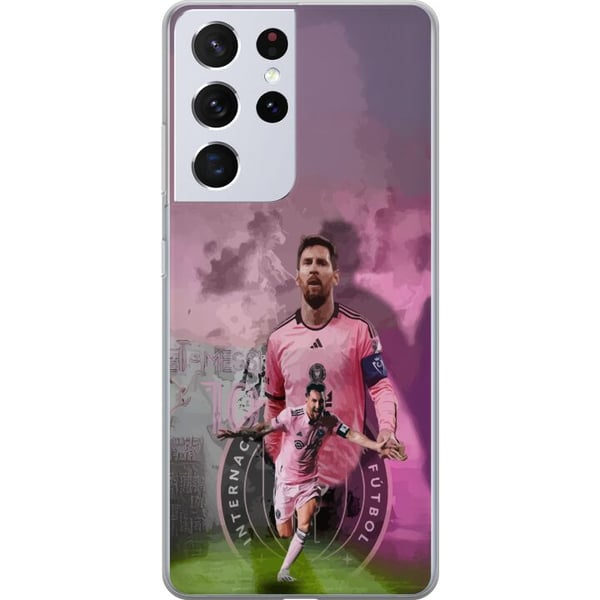 Kompatibelt Mobildeksel til Samsung Galaxy S21 Ultra 5G Lionel Messi Inter Miami Argentina ikonisk legende og magisk spillmotor som fortsetter å domi Kompatibelt Mobildeksel til Samsung Galaxy S21 Ultra 5G Lionel Messi Inter Miami Argentina ikonisk legende og magisk spillmotor som fortsetter å domi