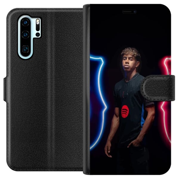 Yhteensopiva Lompakkokotelo Huawei P30 Pro Yamal Fotboll FC Barcelona Ung Talang Spelare Spanien
