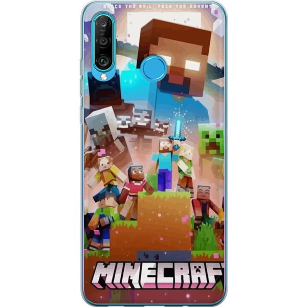 Kompatibel Mobilcover til Huawei P30 lite Minecraft