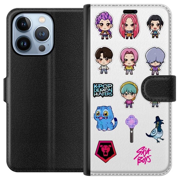 Yhteensopiva Lompakkokotelo Apple iPhone 13 Pro Kpop Demonien Metsästäjät Chibi Söpöt Idolitem Anime Tyyli Sarjakuva Kawaii Taide