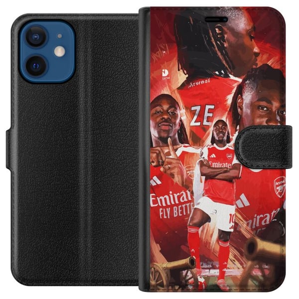 Yhteensopiva Lompakkokotelo Apple iPhone 12 mini Arsenal-kollaasimuotoilu – Eberechi Eze punaisessa paidassa, useita kuvituksia Yhteensopiva Lompakkokotelo Apple iPhone 12 mini Arsenal-kollaasimuotoilu – Eberechi Eze punaisessa paidassa, useita kuvituksia