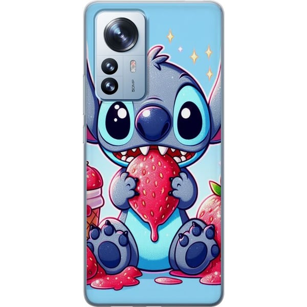 Kompatibel Mobilcover til Xiaomi 12 Pro  Stitch jordbær