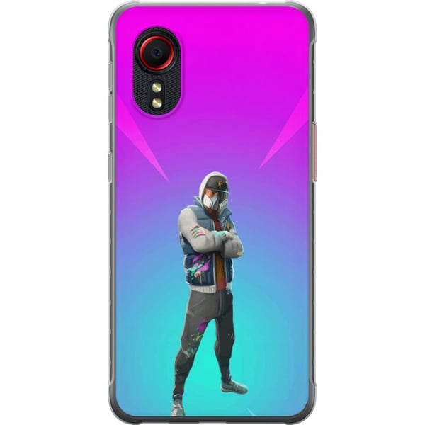 Yhteensopiva Puhelinkuori Samsung Galaxy Xcover 5 musta ritari fortnite