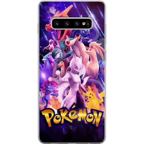 Kompatibelt Mobilskal till Samsung Galaxy S10+ Pokemon