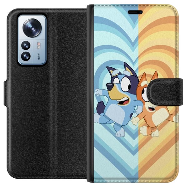 Kompatibelt Plånboksfodral till Xiaomi 12 Pro Bluey