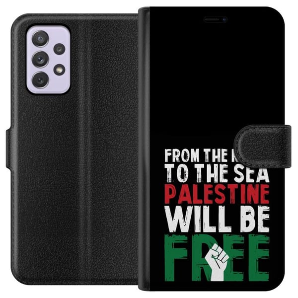 Kompatibelt Plånboksfodral till Samsung Galaxy A52s 5G Free Palestine – politiskt statement med kraftfullt grafiskt uttryck Kompatibelt Plånboksfodral till Samsung Galaxy A52s 5G Free Palestine – politiskt statement med kraftfullt grafiskt uttryck