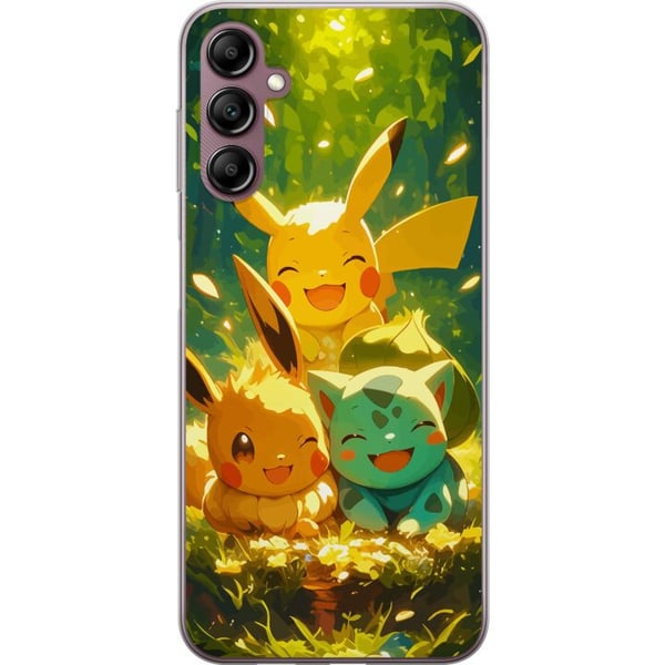 Kompatibel Mobilcover til Samsung Galaxy A14 5G Pixelmonster spillestil - farverig design til retro-elskende gamere