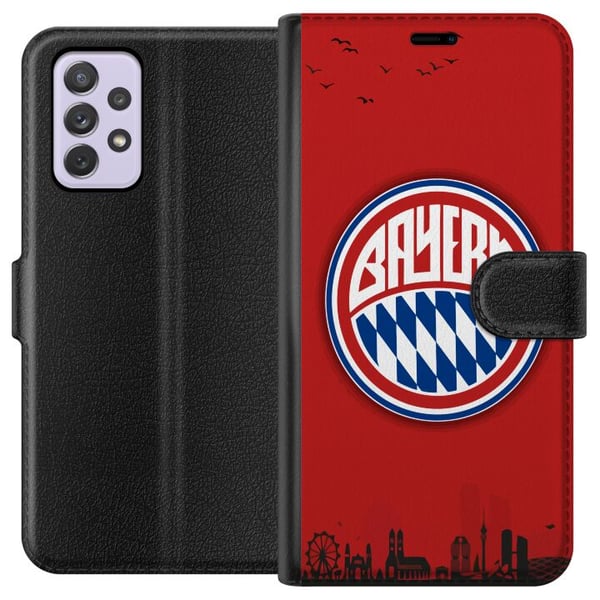 Kompatibelt Plånboksfodral till Samsung Galaxy A52s 5G FC Bayern Munich Kompatibelt Plånboksfodral till Samsung Galaxy A52s 5G FC Bayern Munich