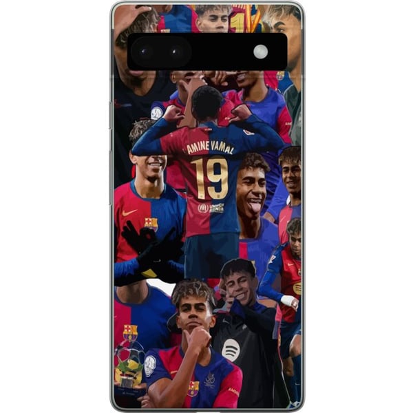 Yhteensopiva Puhelinkuori Google Pixel 6a Lamine Yamal mobiilikotelo jalkapallofaneille
