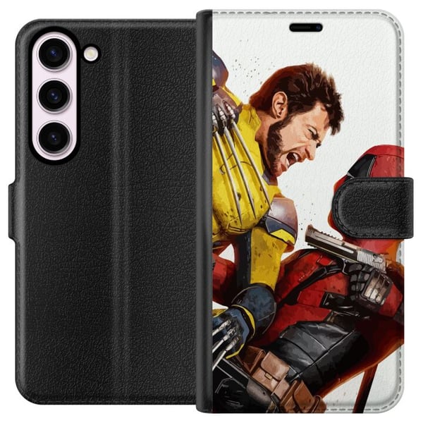Kompatibel Tegnebogsetui til Samsung Galaxy S23 Deadpool & Wolverine Kompatibel Tegnebogsetui til Samsung Galaxy S23 Deadpool & Wolverine