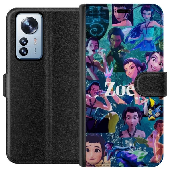 Yhteensopiva Lompakkokotelo Xiaomi 12 Pro Kpop Demonien metsästäjät Zoey Metsä Kollaasi Mystinen Aura Idoli Voima Hehku