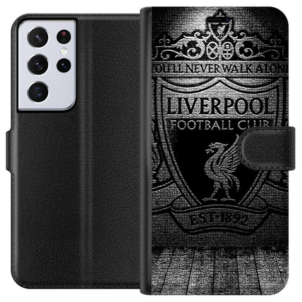 Kompatibelt Lommeboketui til Samsung Galaxy S21 Ultra 5G Liverpool