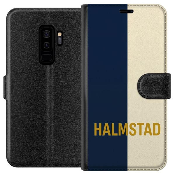 Kompatibelt Plånboksfodral till Samsung Galaxy S9+ Halmstad – fotboll Kompatibelt Plånboksfodral till Samsung Galaxy S9+ Halmstad – fotboll