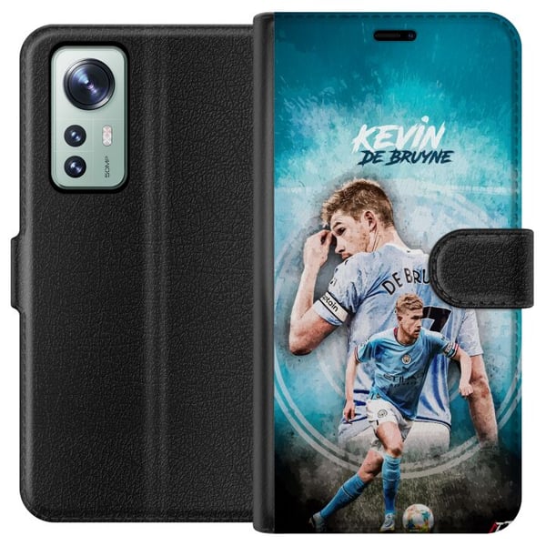 Yhteensopiva Lompakkokotelo Xiaomi 12 Kevin De Bruyne Napoli Belgia jalkapallo pelin moottori nopea päätöksentekokyky taitava syöttäjä ja luova johta