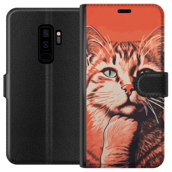 Kompatibelt Lommeboketui til Samsung Galaxy S9+ Tenkeren Kompatibelt Lommeboketui til Samsung Galaxy S9+ Tenkeren