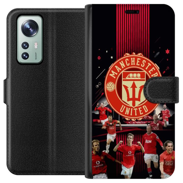 Yhteensopiva Lompakkokotelo Xiaomi 12 Manchester United F.C. Yhteensopiva Lompakkokotelo Xiaomi 12 Manchester United F.C.