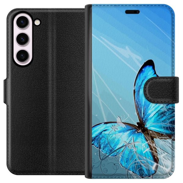 Kompatibelt Plånboksfodral till Samsung Galaxy S23+ Fjäril
