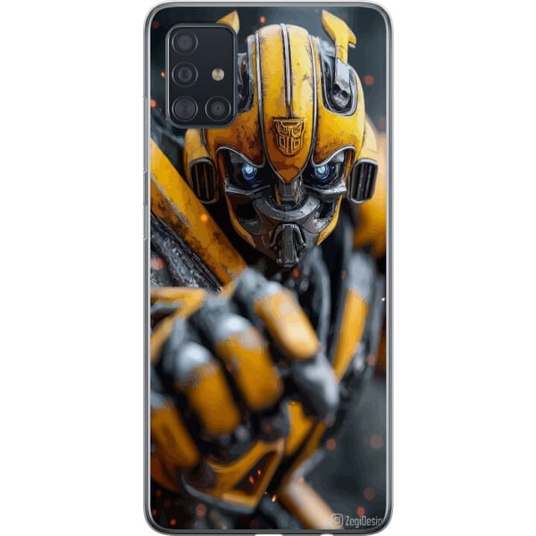 Kompatibel Mobilcover til Samsung Galaxy A51 Bumblebee Transformers gul robot mecha sci-fi actionkriger detaljeret cyberpunkheltemotiv plakat