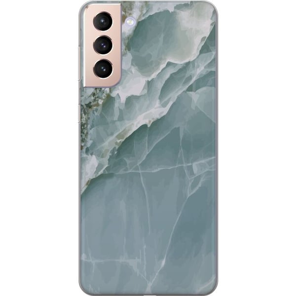 Kompatibelt Mobildeksel til Samsung Galaxy S21 Marmor Isfjell Kompatibelt Mobildeksel til Samsung Galaxy S21 Marmor Isfjell