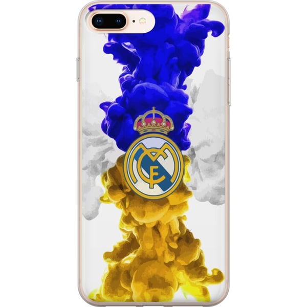 Kompatibel Mobilcover til Apple iPhone 8 Plus Real Madrid Farver
