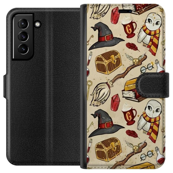 Kompatibel Tegnebogsetui til Samsung Galaxy S21+ 5G Harry Potter Kompatibel Tegnebogsetui til Samsung Galaxy S21+ 5G Harry Potter