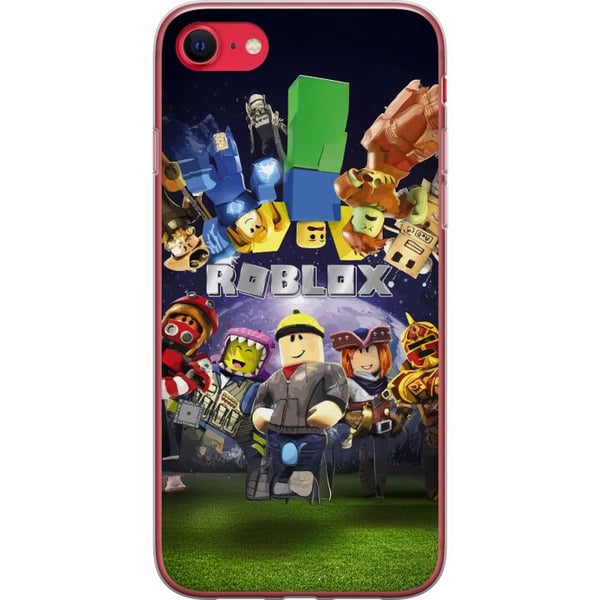 Kompatibelt Mobilskal till Apple iPhone 8 Roblox Värld – Gamingäventyr för Barn & Ungdomar