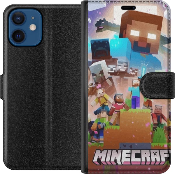 Yhteensopiva Lompakkokotelo Apple iPhone 12 Minecraft