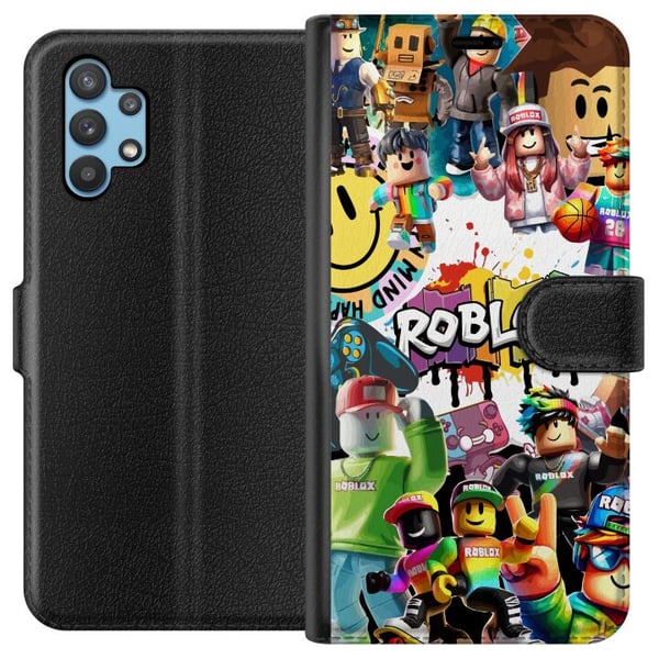 Kompatibelt Plånboksfodral till Samsung Galaxy A32 5G Roblox Kompatibelt Plånboksfodral till Samsung Galaxy A32 5G Roblox