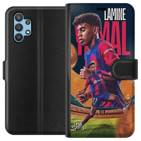 Kompatibel Tegnebogsetui til Samsung Galaxy A32 5G Lamine Yamal - FCB