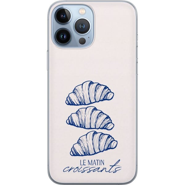 Kompatibel Mobilcover til Apple iPhone 13 Pro Max Franske morgener med nybagte croissanter