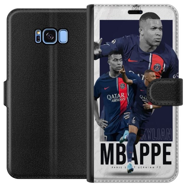 Kompatibelt Plånboksfodral till Samsung Galaxy S8 Kylian Mbappé Kompatibelt Plånboksfodral till Samsung Galaxy S8 Kylian Mbappé