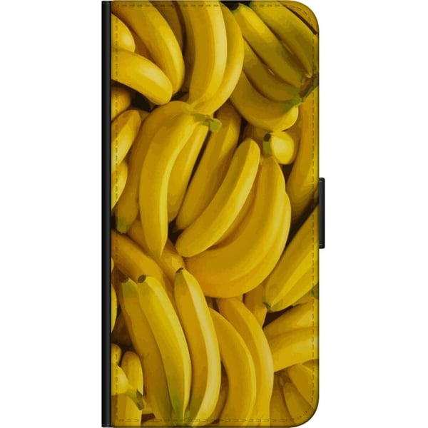 Kompatibel Tegnebogsetui til Motorola Moto G9 Play Banan mønster