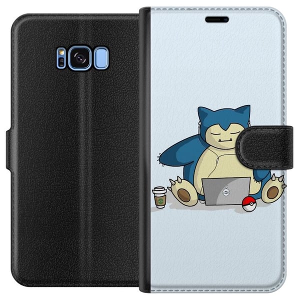 Kompatibelt Plånboksfodral till Samsung Galaxy S8 Pokemon Rolig Kompatibelt Plånboksfodral till Samsung Galaxy S8 Pokemon Rolig