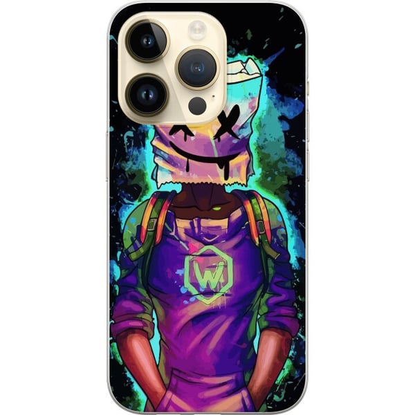 Kompatibelt Mobilskal till Apple iPhone 14 Pro Fortnite Marshmello