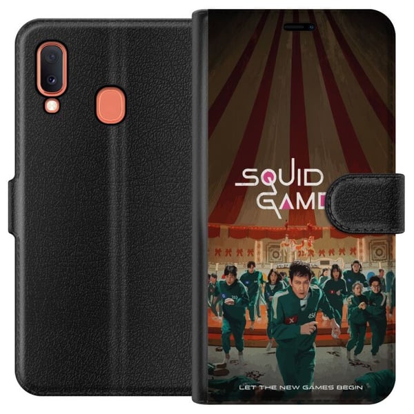 Kompatibelt Lommeboketui til Samsung Galaxy A20e Squid Game 2 - Vår Kompatibelt Lommeboketui til Samsung Galaxy A20e Squid Game 2 - Vår