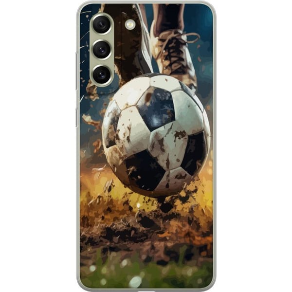 Kompatibel Mobilcover til Samsung Galaxy S21 FE 5G Fodbold