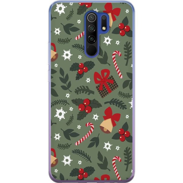 Kompatibel Mobilcover til Xiaomi Redmi 9 Glædelig Jul mønster