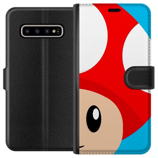 Kompatibelt Plånboksfodral till Samsung Galaxy S10+ Toad