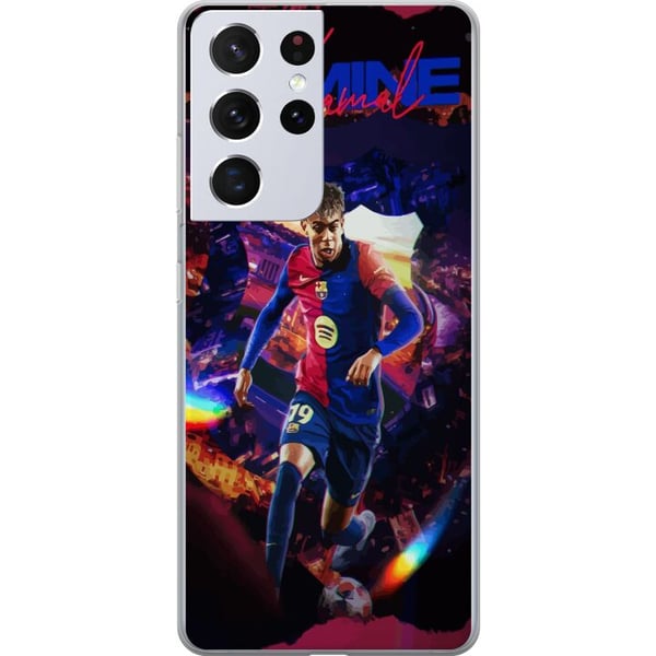 Kompatibelt Mobildeksel til Samsung Galaxy S21 Ultra 5G Yamal Rising Talent FC Barcelona Spelare Ung Fotbollsstjärna Kompatibelt Mobildeksel til Samsung Galaxy S21 Ultra 5G Yamal Rising Talent FC Barcelona Spelare Ung Fotbollsstjärna