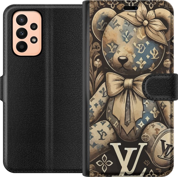 Kompatibel Tegnebogsetui til Samsung Galaxy A23 Teddy Vuitton