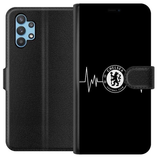 Kompatibel Tegnebogsetui til Samsung Galaxy A32 5G Chelsea F.C.