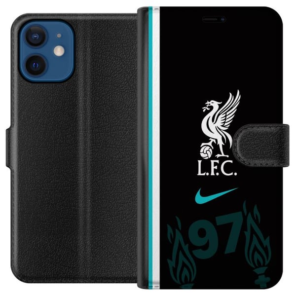 Yhteensopiva Lompakkokotelo Apple iPhone 12 mini Liverpool FC