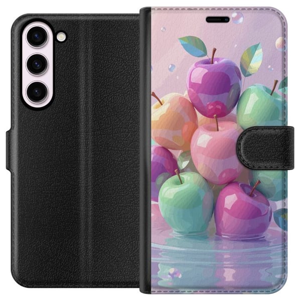 Kompatibel Tegnebogsetui til Samsung Galaxy S23+ Magiske æbler Fantasy Eventyrfrugt