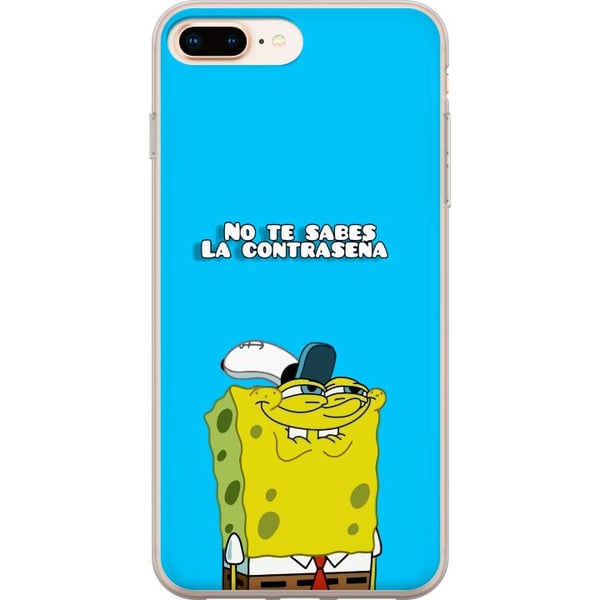 Kompatibel Mobilcover til Apple iPhone 8 Plus SvampeBob Firkant Kompatibel Mobilcover til Apple iPhone 8 Plus SvampeBob Firkant