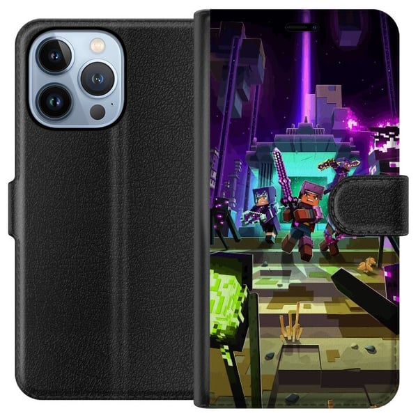 Yhteensopiva Lompakkokotelo Apple iPhone 13 Pro Minecraft Yhteensopiva Lompakkokotelo Apple iPhone 13 Pro Minecraft