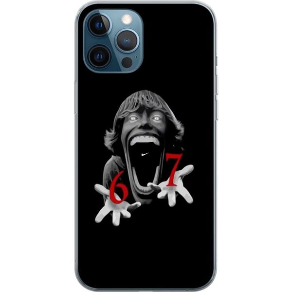 Kompatibel Mobilcover til Apple iPhone 12 Pro 67-meme-gyseransigt sort og rødt – gyserinspireret viralt 6–7-design med stærk kontrast og ikonisk udtr Kompatibel Mobilcover til Apple iPhone 12 Pro 67-meme-gyseransigt sort og rødt – gyserinspireret viralt 6–7-design med stærk kontrast og ikonisk udtr