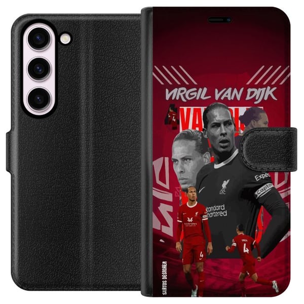 Kompatibelt Lommeboketui til Samsung Galaxy S23 Virgil van Dijk Liverpool Nederland kraftfull forsvarsgeneral stabil trygg og en av verdens beste mid Kompatibelt Lommeboketui til Samsung Galaxy S23 Virgil van Dijk Liverpool Nederland kraftfull forsvarsgeneral stabil trygg og en av verdens beste mid