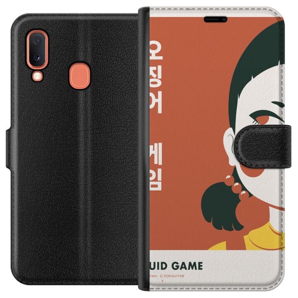 Kompatibelt Lommeboketui til Samsung Galaxy A20e Squid Game Kompatibelt Lommeboketui til Samsung Galaxy A20e Squid Game