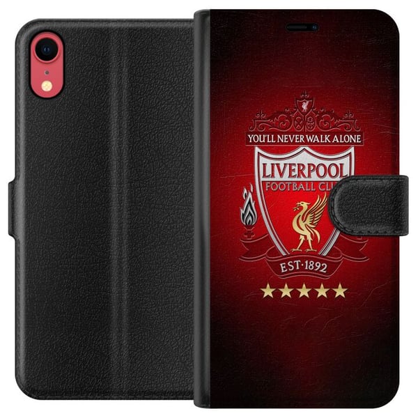 Kompatibel Tegnebogsetui til Apple iPhone XR YNWA Liverpool