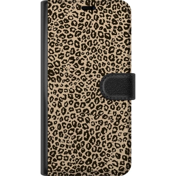 Kompatibelt Plånboksfodral till Samsung Galaxy S24 Leopard Mönster